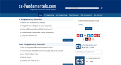 Desktop Screenshot of cs-fundamentals.com